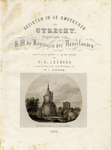 135846 Titelpagina met een gezicht op de ruïne van het kasteel Duurstede te Wijk bij Duurstede.